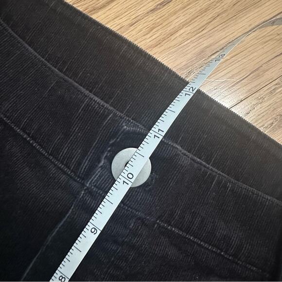 J. Jill Black Corduroy Pants, Women, Slim Straight Leg, Large TALL - Picture 13 of 14